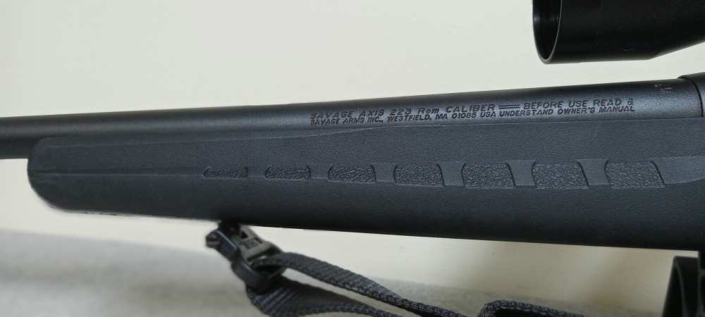 Savage Axis Bolt Action Rifle, 223 REM, 22" Barrel, Bushnell Scope-img-12