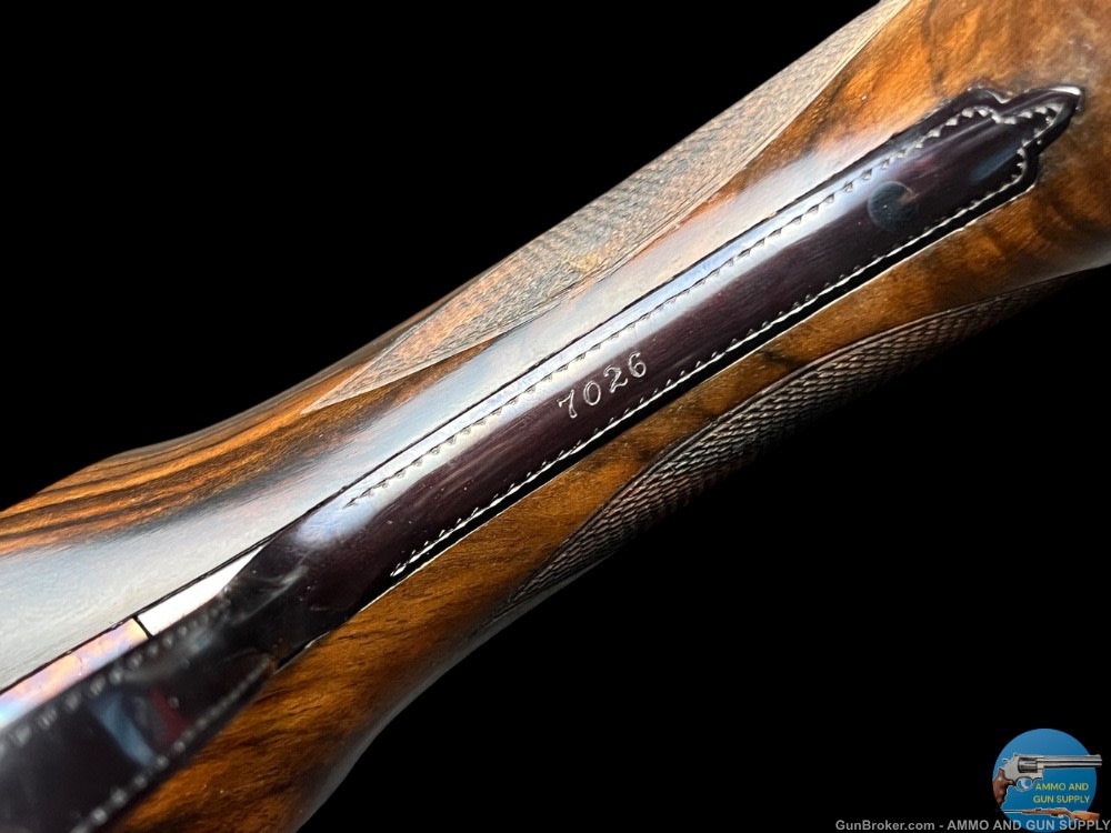TITANIUM COSMI - 12 GA 26" - EXHBITION GRADE WOOD - DASSA ENGRAVED PINTAILS-img-12