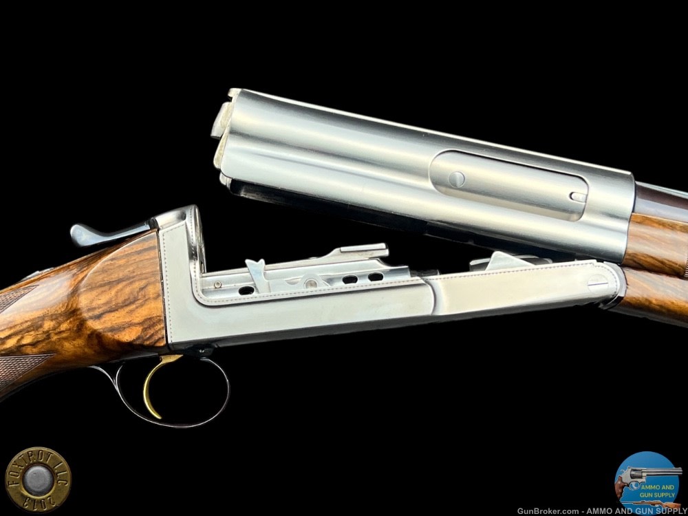 TITANIUM COSMI - 12 GA 26" - EXHBITION GRADE WOOD - DASSA ENGRAVED PINTAILS-img-22