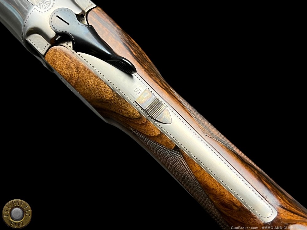 TITANIUM COSMI - 12 GA 26" - EXHBITION GRADE WOOD - DASSA ENGRAVED PINTAILS-img-35