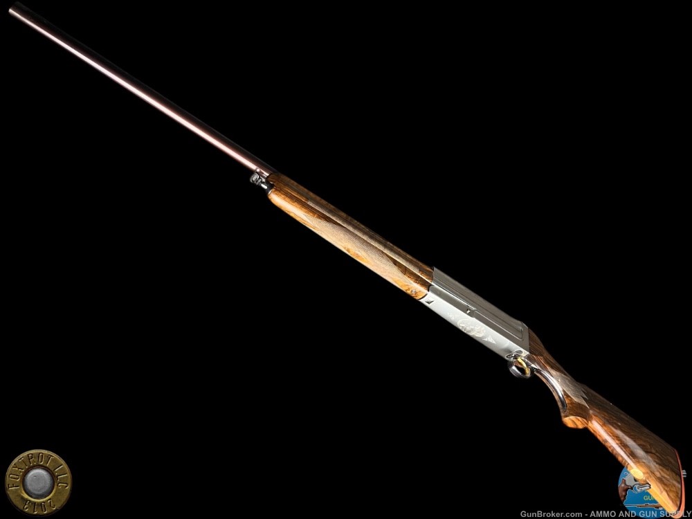 TITANIUM COSMI - 12 GA 26" - EXHBITION GRADE WOOD - DASSA ENGRAVED PINTAILS-img-4