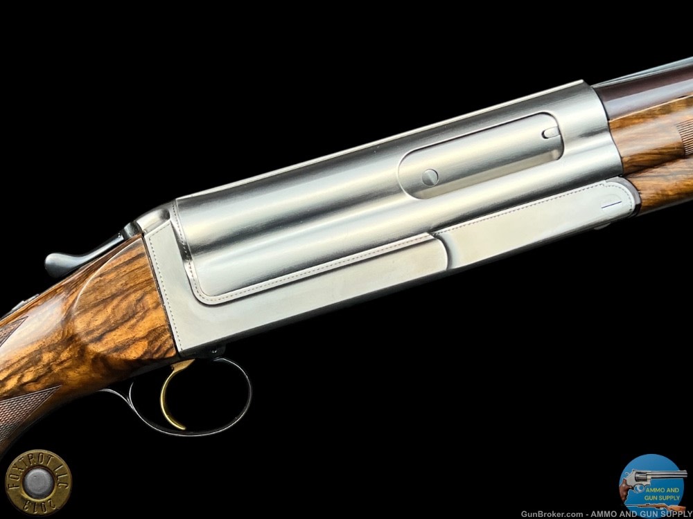 TITANIUM COSMI - 12 GA 26" - EXHBITION GRADE WOOD - DASSA ENGRAVED PINTAILS-img-33