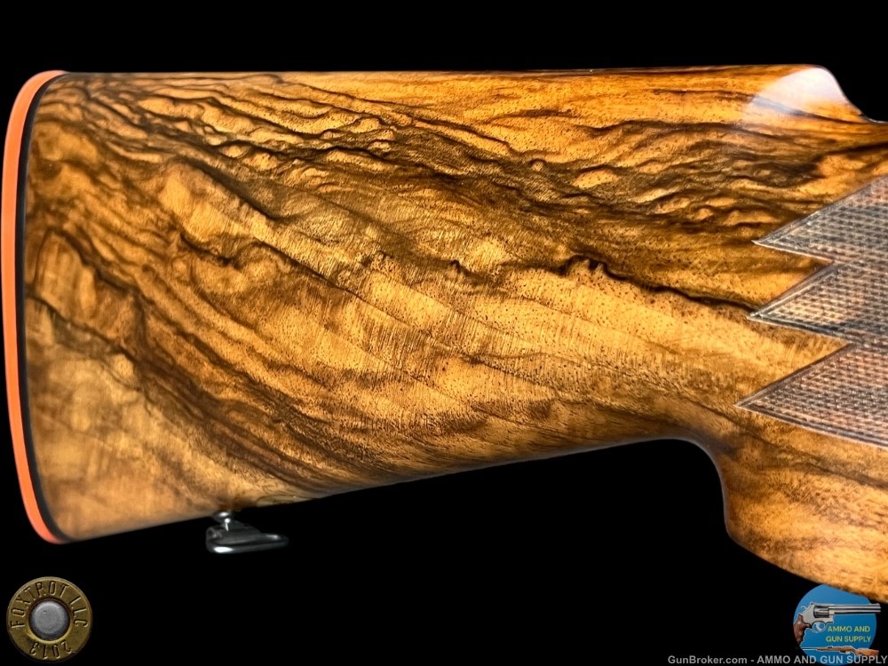 TITANIUM COSMI - 12 GA 26" - EXHBITION GRADE WOOD - DASSA ENGRAVED PINTAILS-img-30