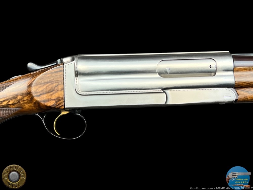 TITANIUM COSMI - 12 GA 26" - EXHBITION GRADE WOOD - DASSA ENGRAVED PINTAILS-img-47