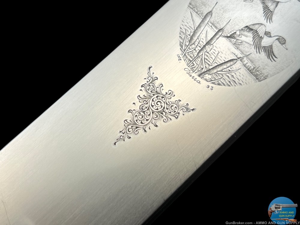 TITANIUM COSMI - 12 GA 26" - EXHBITION GRADE WOOD - DASSA ENGRAVED PINTAILS-img-23