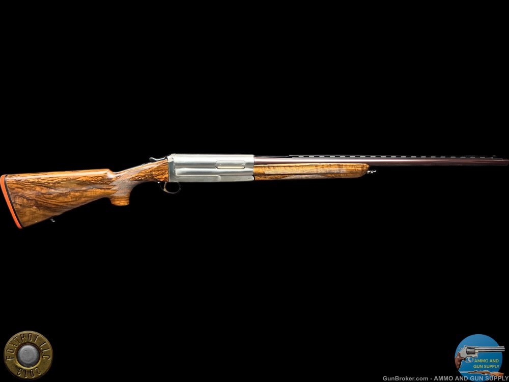 TITANIUM COSMI - 12 GA 26" - EXHBITION GRADE WOOD - DASSA ENGRAVED PINTAILS-img-1