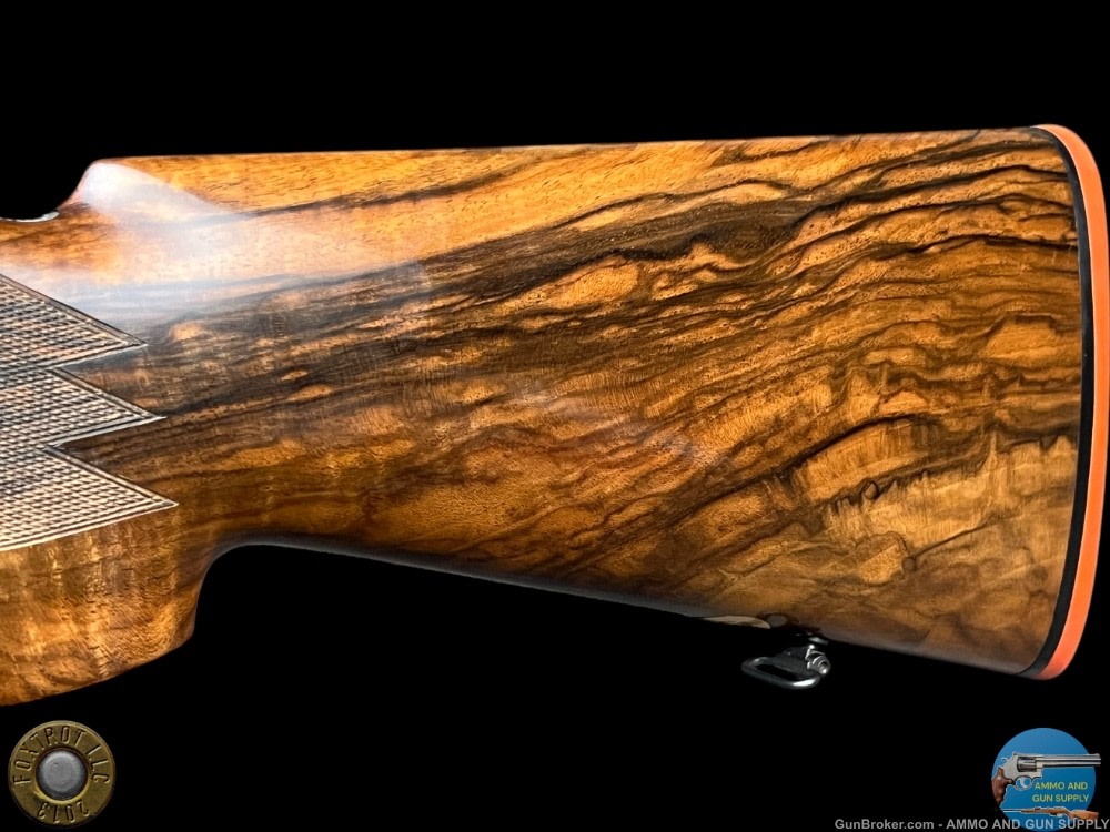 TITANIUM COSMI - 12 GA 26" - EXHBITION GRADE WOOD - DASSA ENGRAVED PINTAILS-img-5