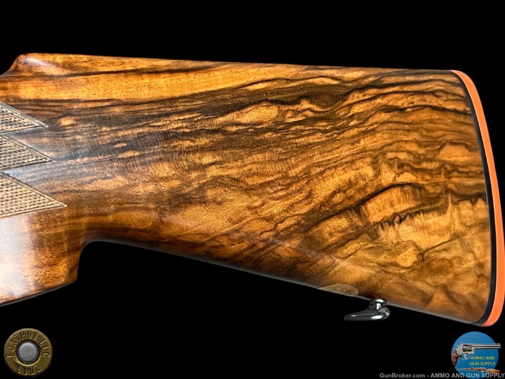 TITANIUM COSMI - 12 GA 26" - EXHBITION GRADE WOOD - DASSA ENGRAVED PINTAILS-img-29