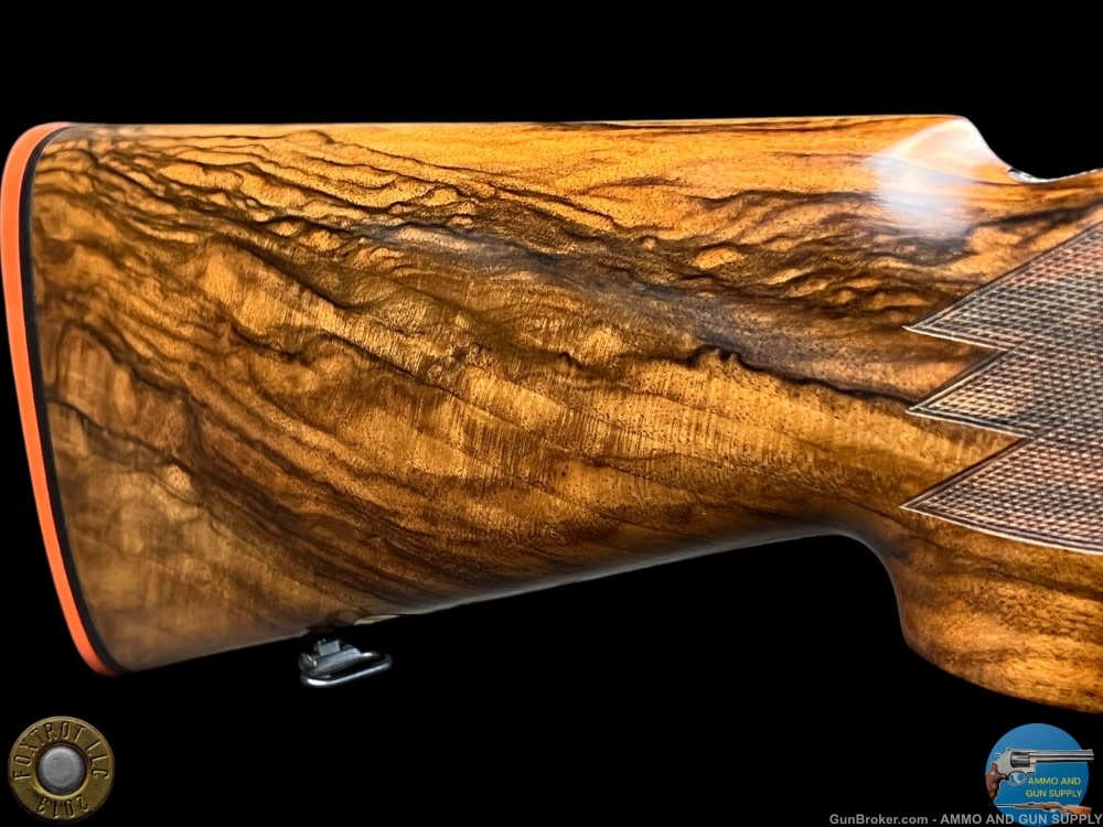 TITANIUM COSMI - 12 GA 26" - EXHBITION GRADE WOOD - DASSA ENGRAVED PINTAILS-img-6