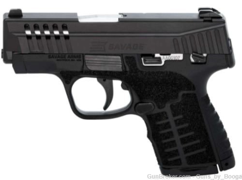 SAVAGE STANCE MC9MS 9MM, 3.2", BLACK, 8 + 1 & 7 + 1, 2 MAGS-img-0