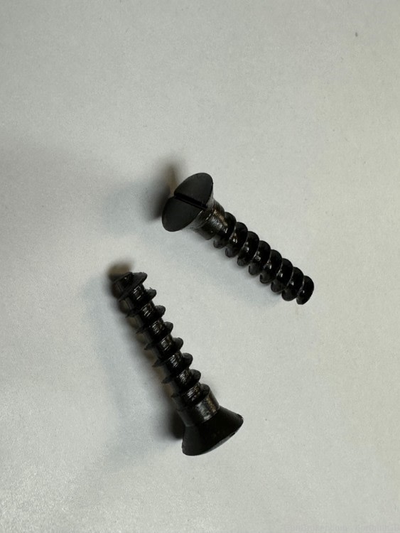 MAUSER 98k RIFLE BUT PLATE SCREWS SET OF 2 PIECES. -img-1