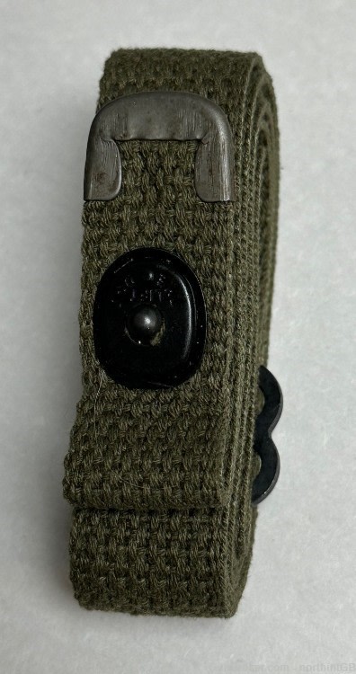 M1 CARBINE O.D. SLING WITH "C" CUT TIPS. -img-2