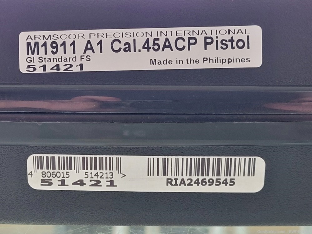 Rock Island Armory GI Series Standard Full Size .45 ACP 1911 5" 51421-img-4