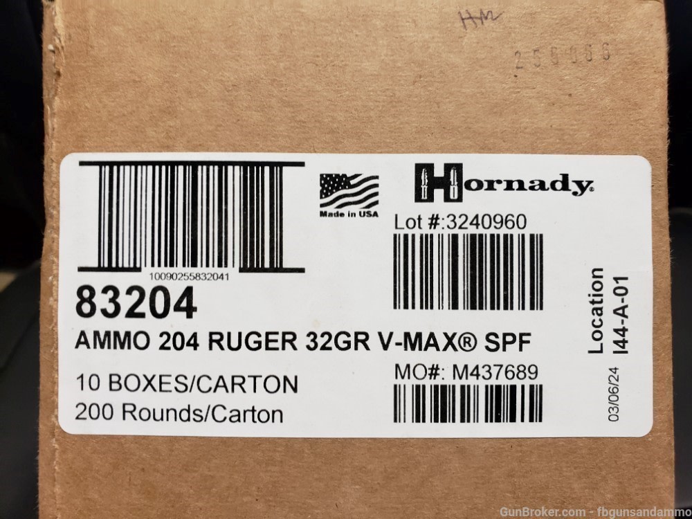 NEW 200 ROUNDS HORNADY SUPERFORMANCE VARMINT 204 RUGER 32 GRAIN V-MAX .204-img-4