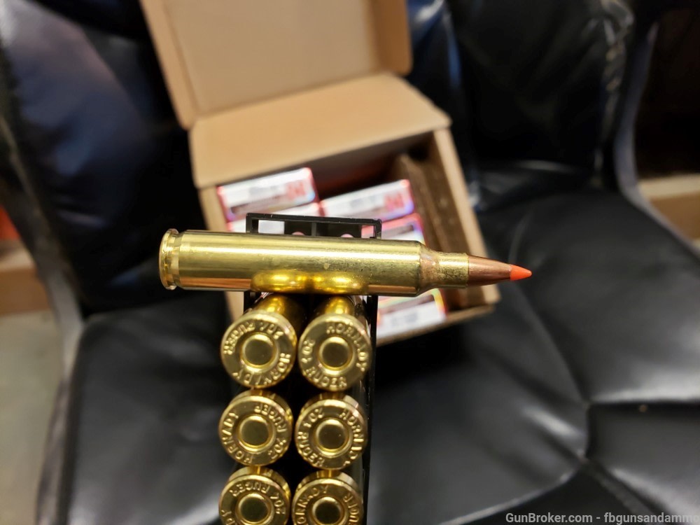 NEW 200 ROUNDS HORNADY SUPERFORMANCE VARMINT 204 RUGER 40 GRAIN V-MAX .204-img-3