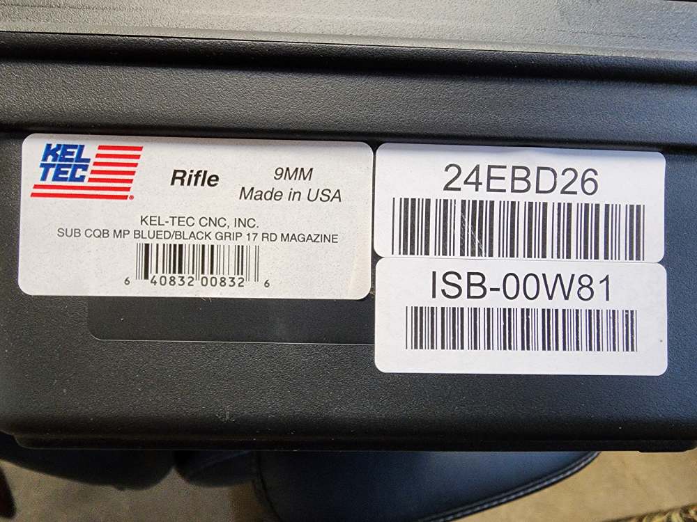 KELTEC SUB 2K 2000 9MM S&W BERETTA 92 SIG P320 CZ 75 SUB2K KEL TEC KEL-TEC-img-1