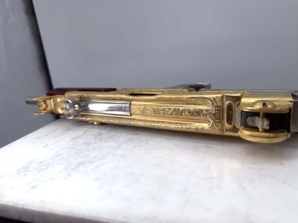 UZI 24k Gold & Bright Nickel ENGRAVED -img-29