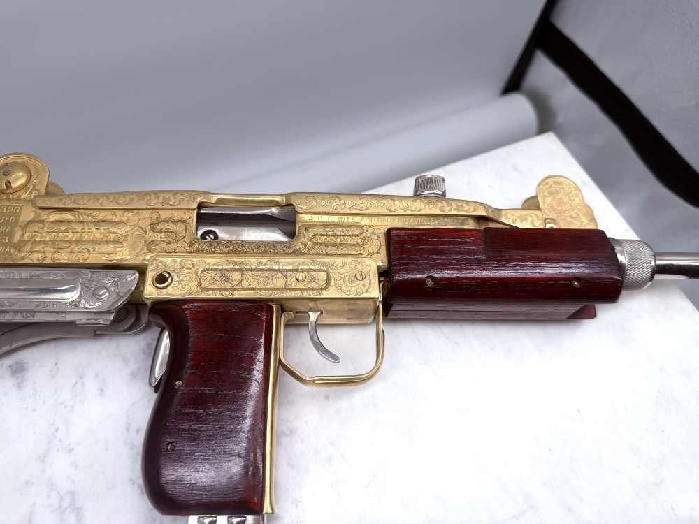 UZI 24k Gold & Bright Nickel ENGRAVED -img-26
