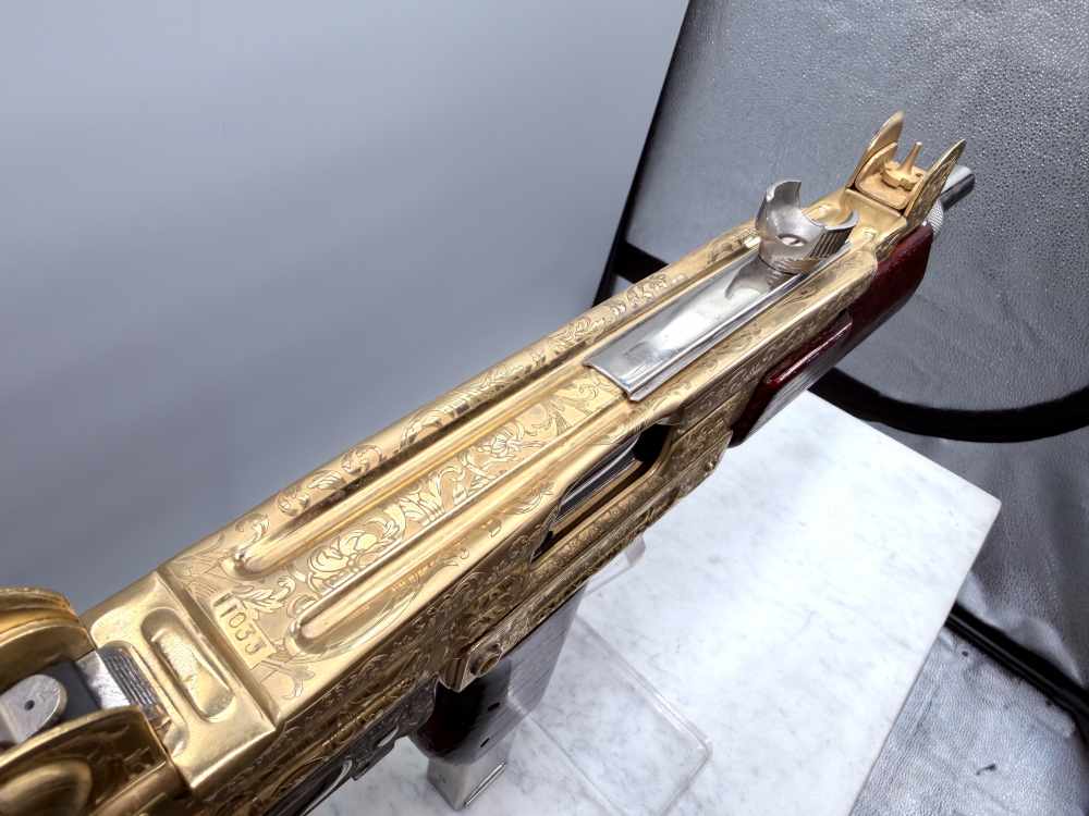 UZI 24k Gold & Bright Nickel ENGRAVED -img-7