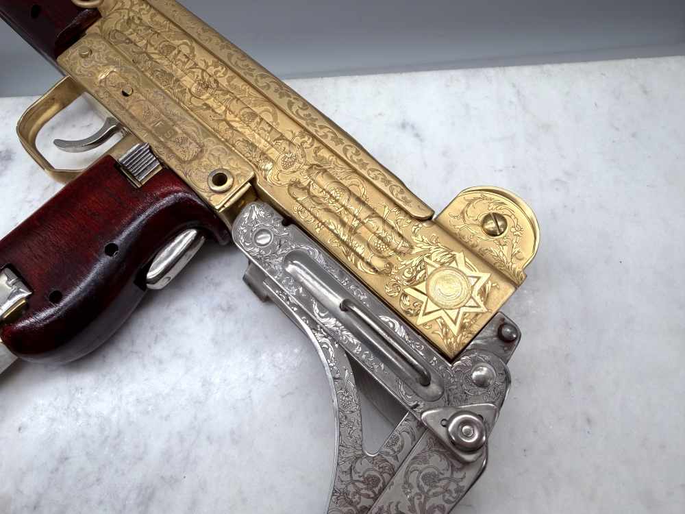 UZI 24k Gold & Bright Nickel ENGRAVED -img-24