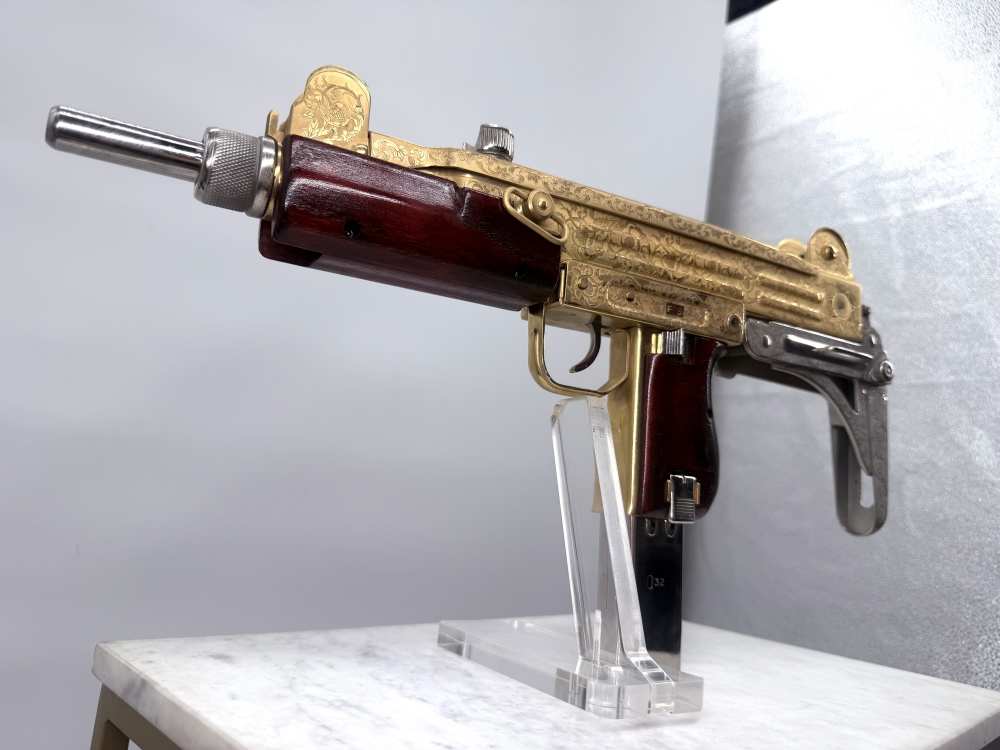 UZI 24k Gold & Bright Nickel ENGRAVED -img-19