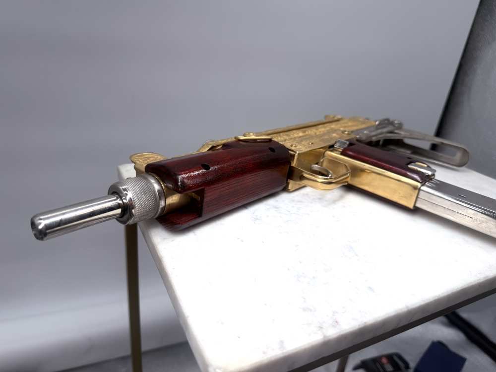 UZI 24k Gold & Bright Nickel ENGRAVED -img-20
