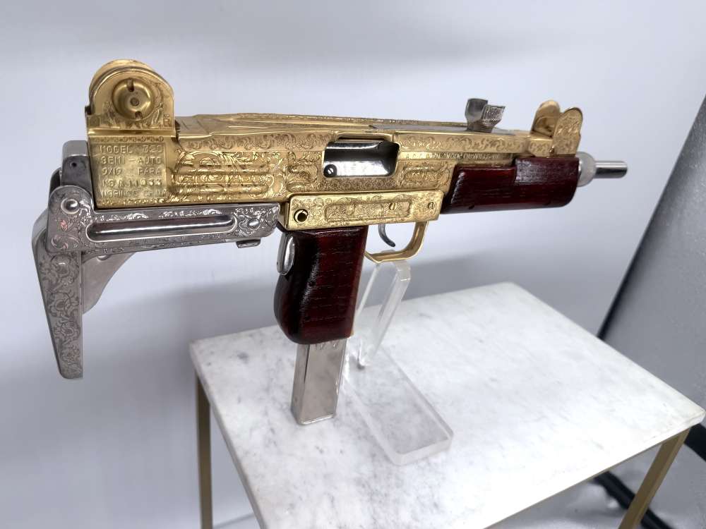UZI 24k Gold & Bright Nickel ENGRAVED -img-2