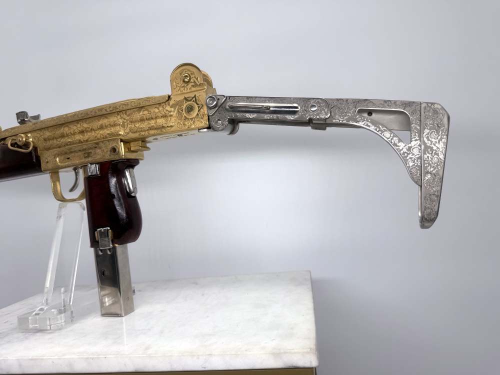 UZI 24k Gold & Bright Nickel ENGRAVED -img-35