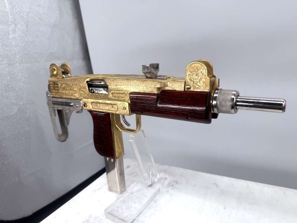 UZI 24k Gold & Bright Nickel ENGRAVED -img-8