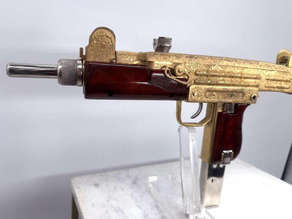 UZI 24k Gold & Bright Nickel ENGRAVED -img-39