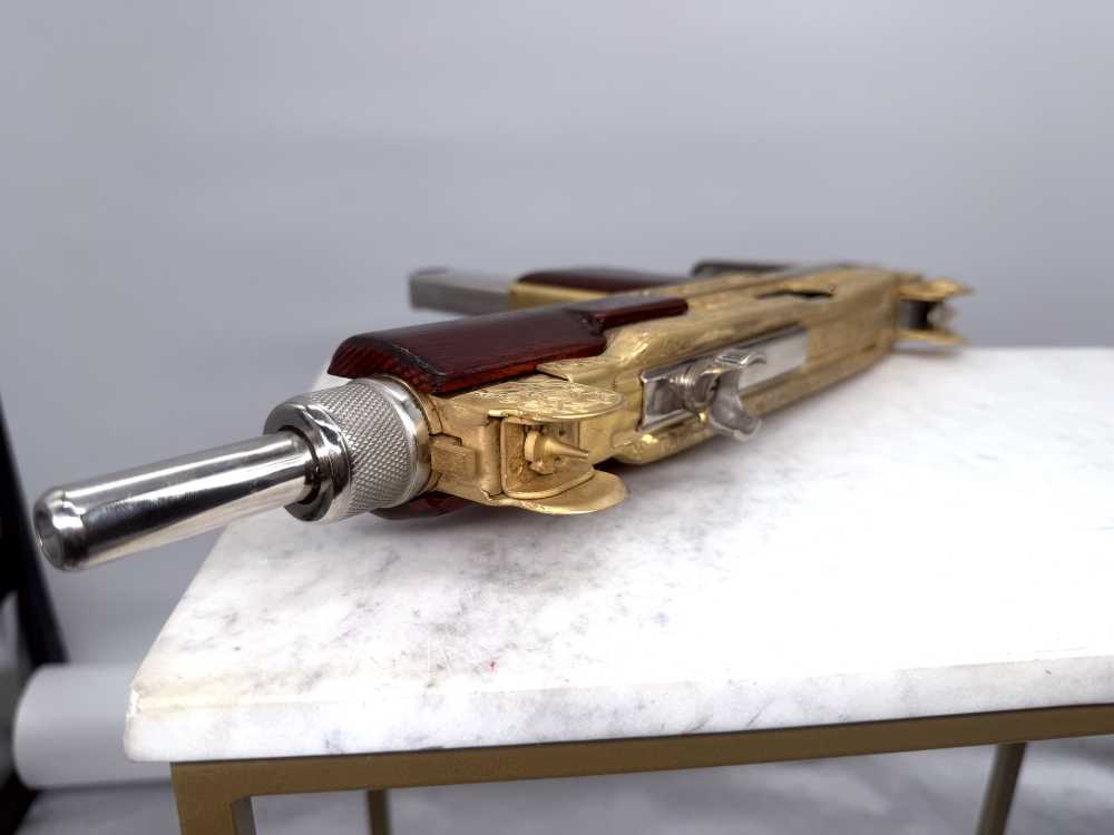 UZI 24k Gold & Bright Nickel ENGRAVED -img-30