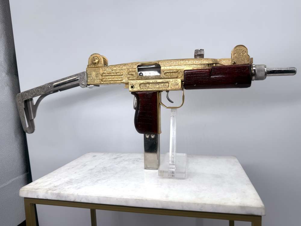 UZI 24k Gold & Bright Nickel ENGRAVED -img-31