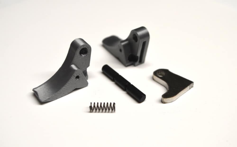 Glock FRT Forced Reset Trigger set - Version 2 w/ Spring (SILVER COLOR)-img-0