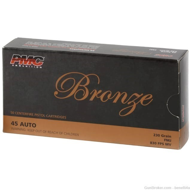 PMC .45 ACP Auto 45A Ammo Ammunition 1000 Rounds-img-0