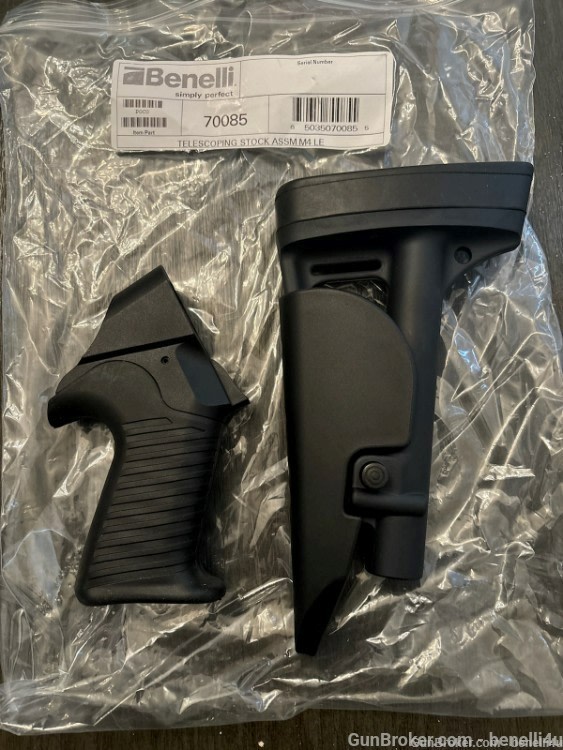 NEW Benelli M4 Collapsible Stock and Pistol Grip Set 70085 - Qty of 2-img-0