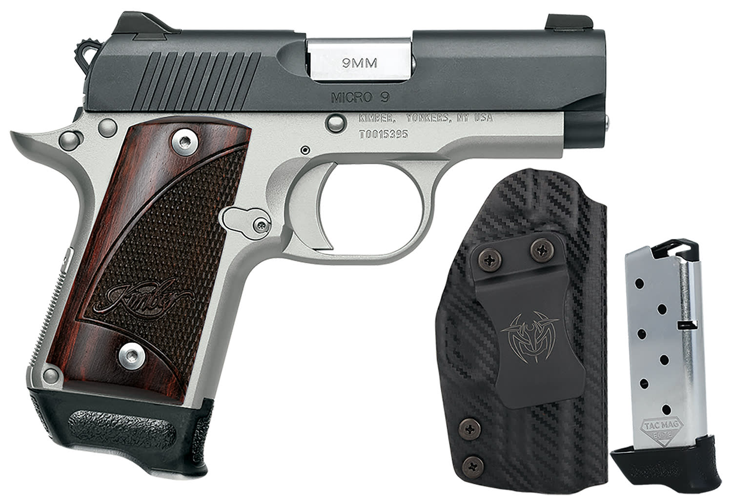 Kimber Micro 9 Two-Tone RTC-K Bundle 9mm Luger Pistol 3.15 Stainless and Ro-img-0