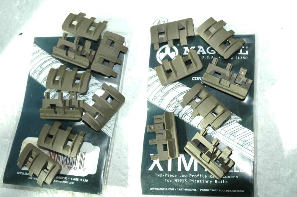 Magpul XTM Rail Panel Cover MAG410-FDE Flat Dark Earth 2 packs AR15 M4 M16-img-3