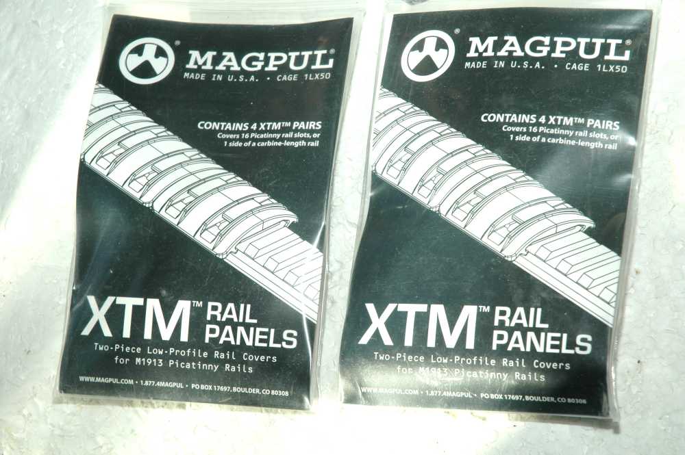 Magpul XTM Rail Panel Cover MAG410-FDE Flat Dark Earth 2 packs AR15 M4 M16-img-0