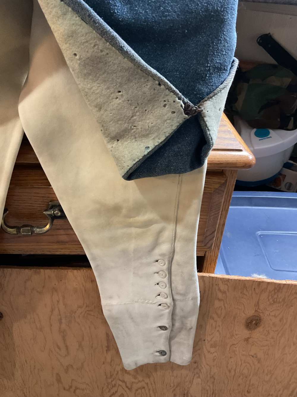Napoleon 1st Empire National Guard Uniform 1791 - 1815 Buckskin Breeches-img-7