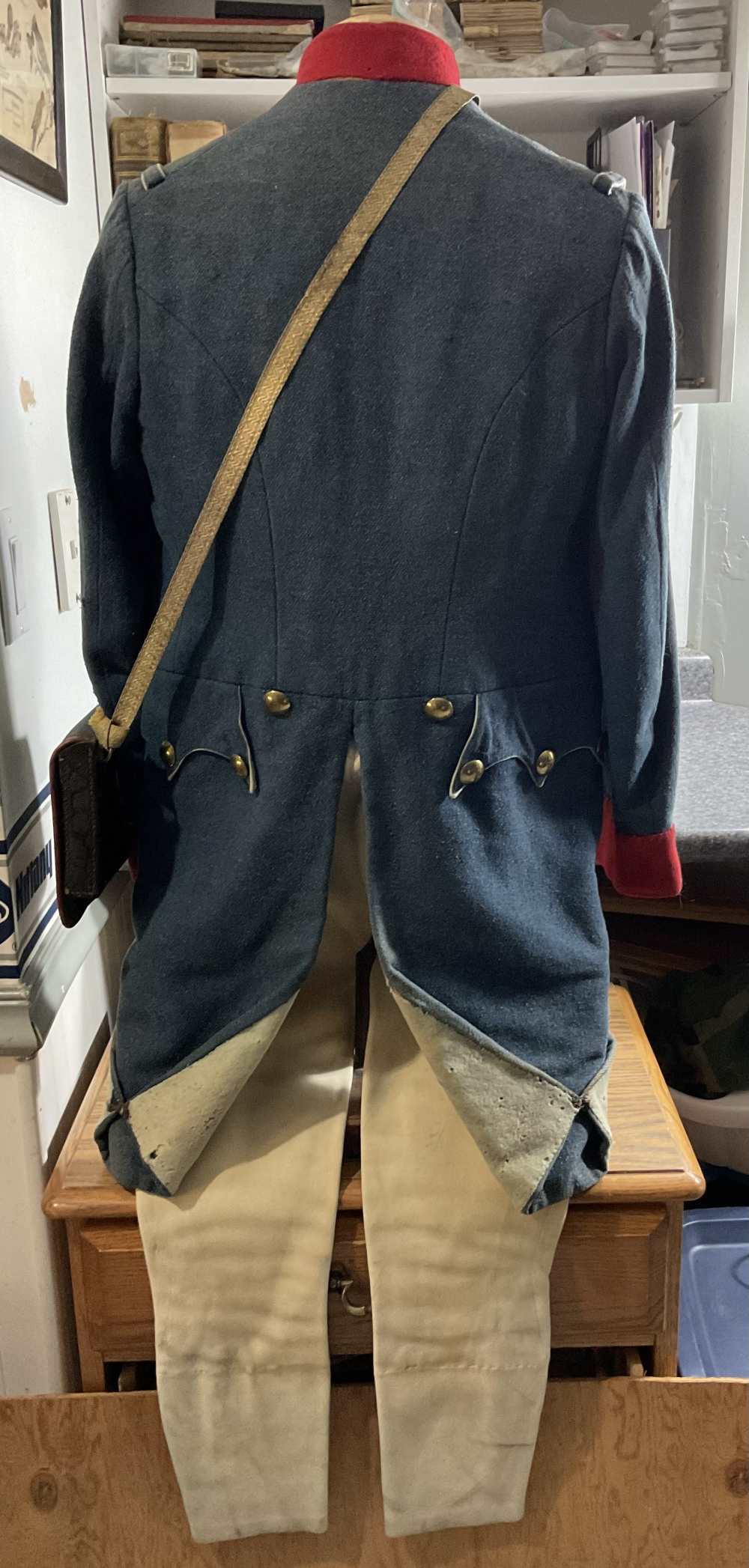 Napoleon 1st Empire National Guard Uniform 1791 - 1815 Buckskin Breeches-img-1