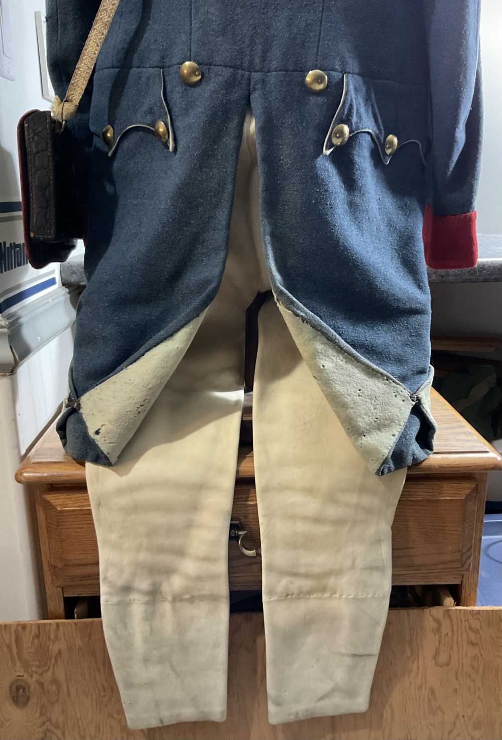 Napoleon 1st Empire National Guard Uniform 1791 - 1815 Buckskin Breeches-img-3