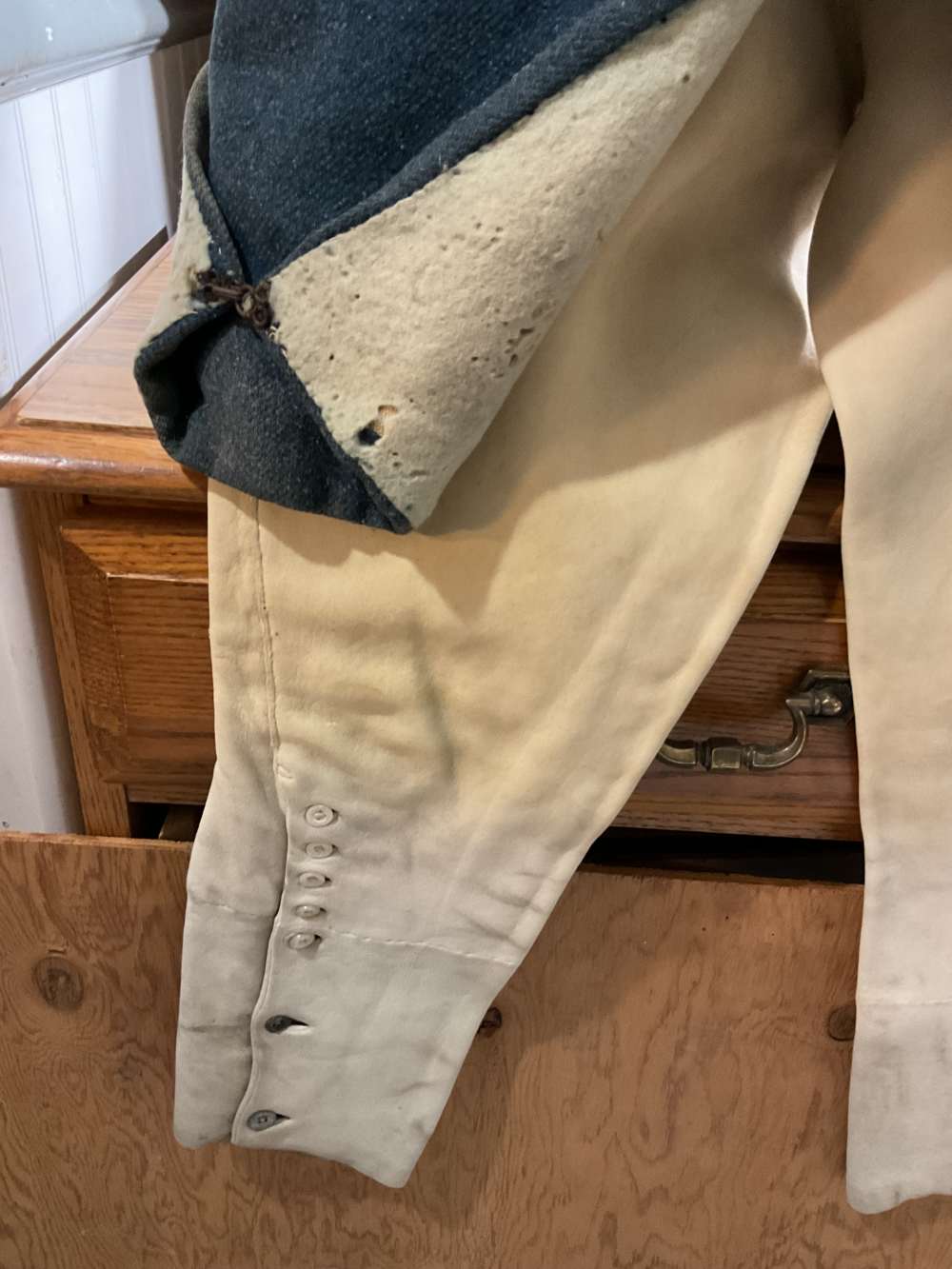 Napoleon 1st Empire National Guard Uniform 1791 - 1815 Buckskin Breeches-img-6