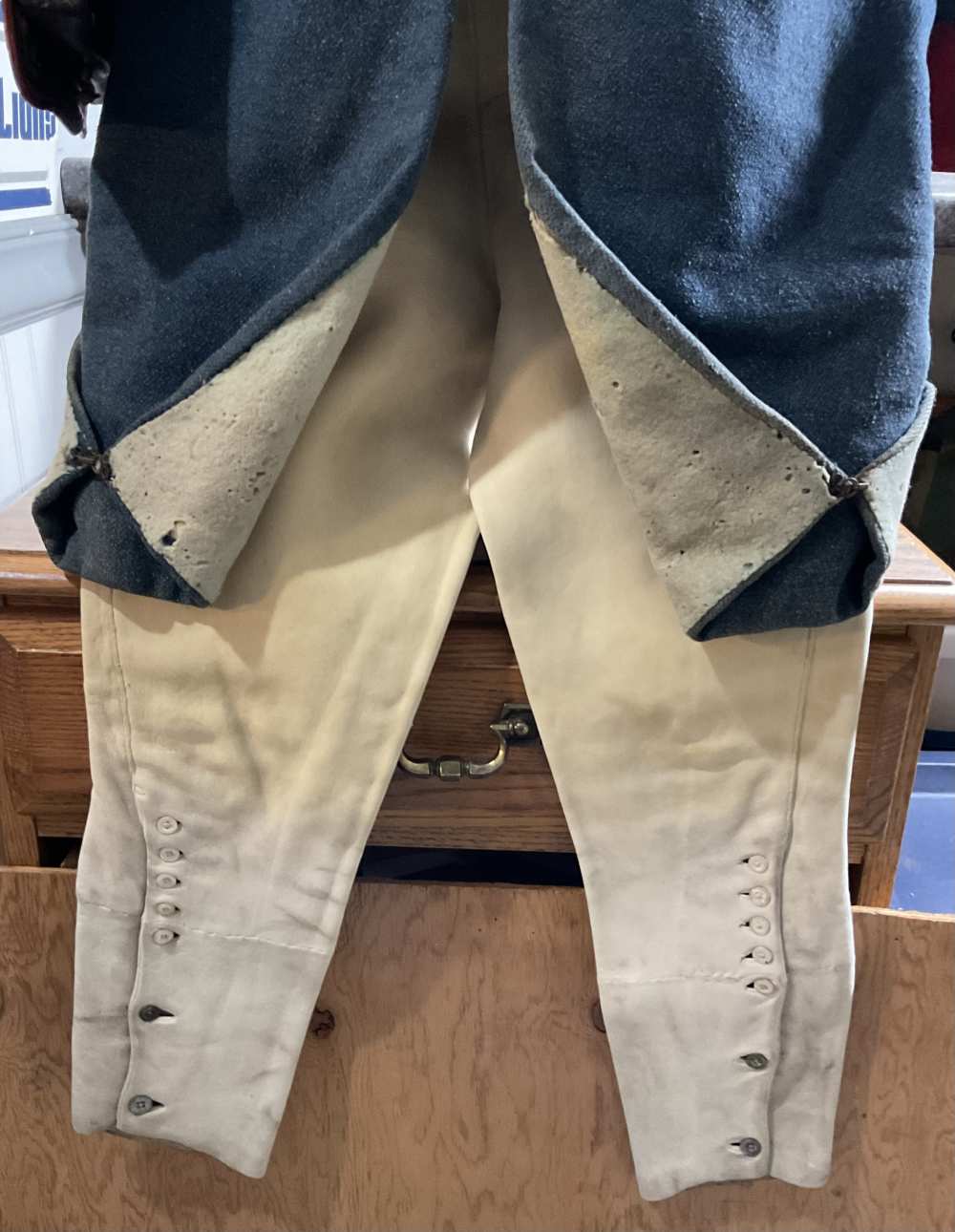 Napoleon 1st Empire National Guard Uniform 1791 - 1815 Buckskin Breeches-img-5