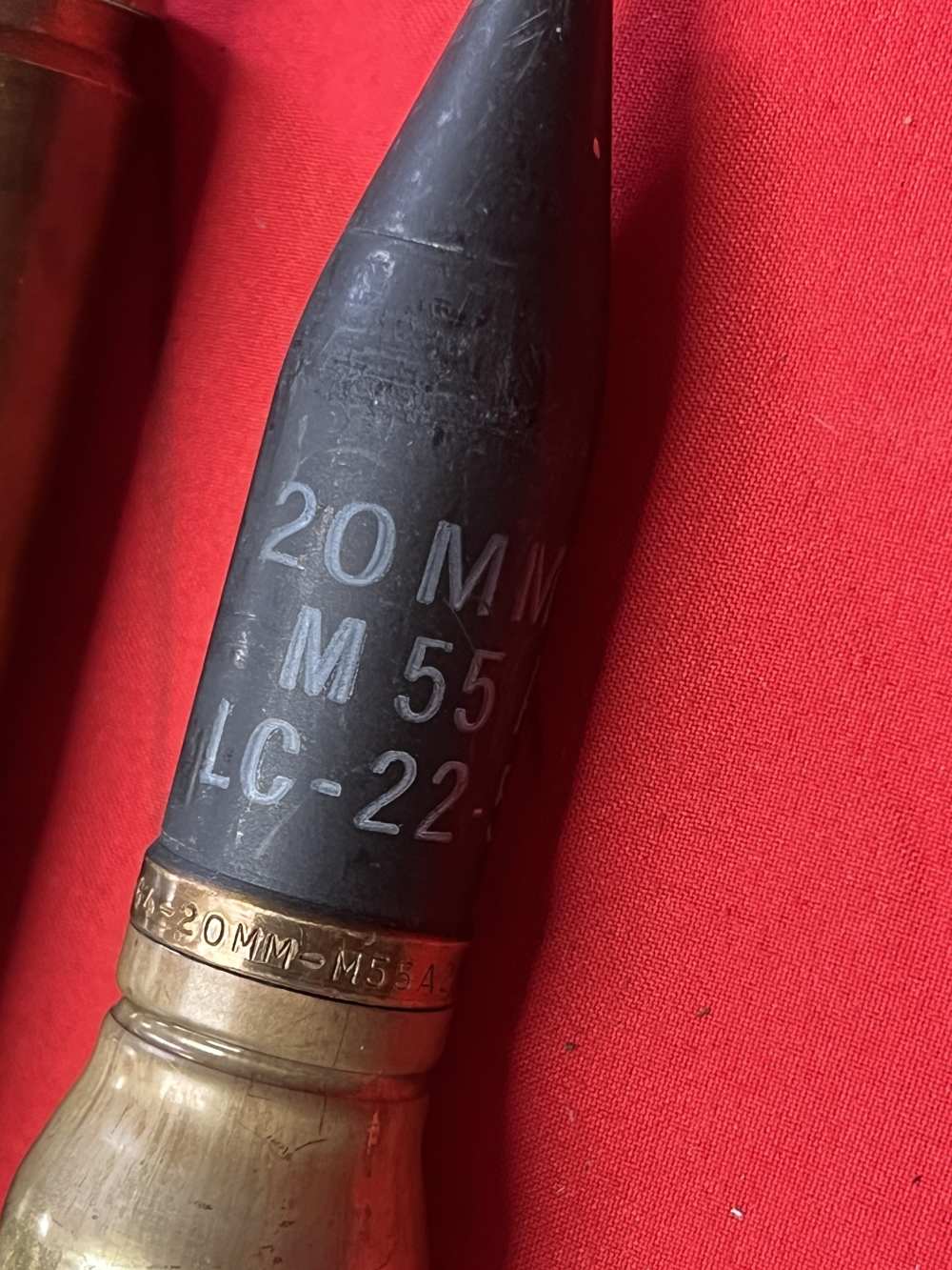 20mm training ammunition electrically primed with inert warhead 113 rounds-img-4