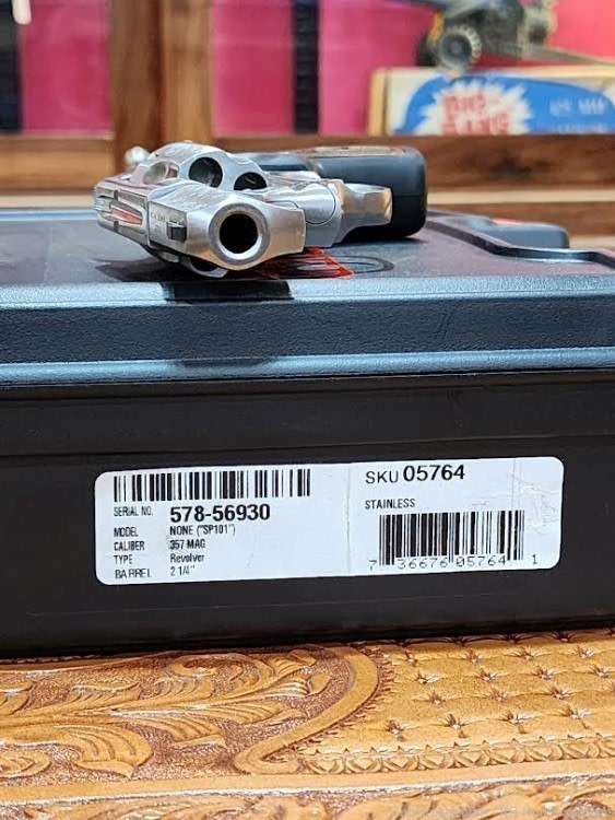 RUGER SP101 ENGRAVED .357 MAG-img-0