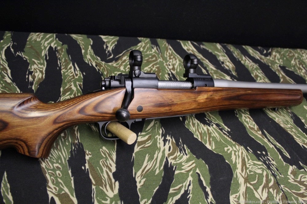 Winchester Model 70 SA Heavy Stainless 22-250 24" Barrel Scope Mounts Nice-img-0