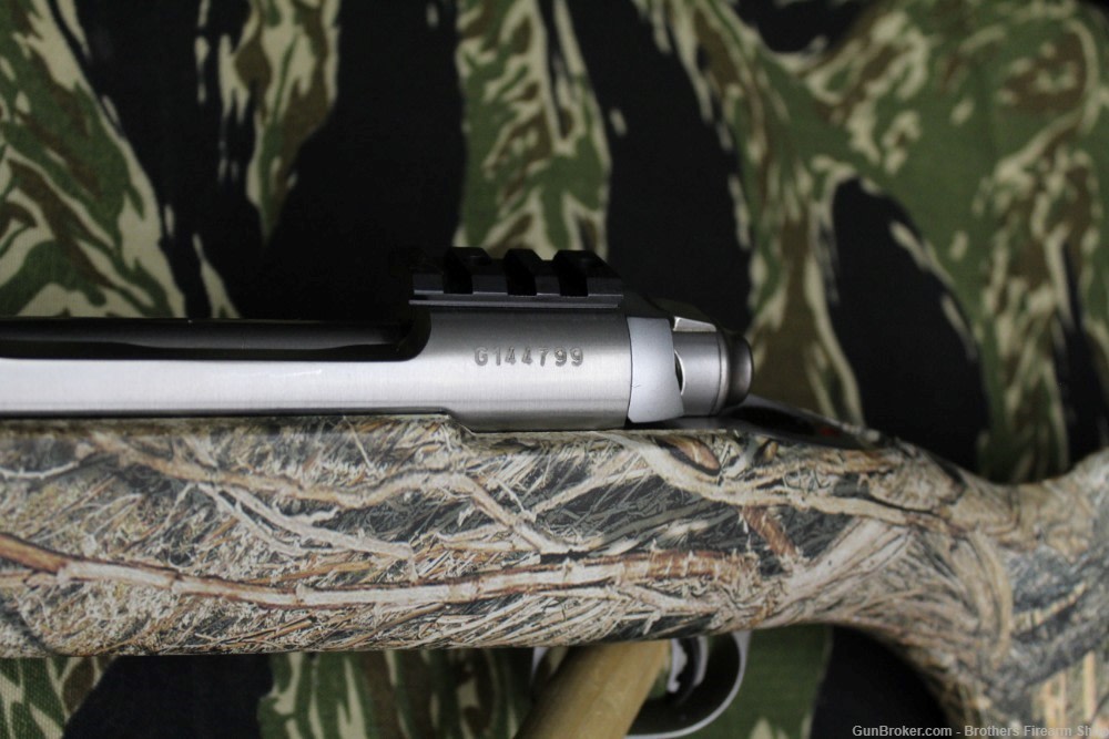 Savage Model 12 22-250 Rem Camo Synthetic Stock Stainless Fluted Barrel -img-13