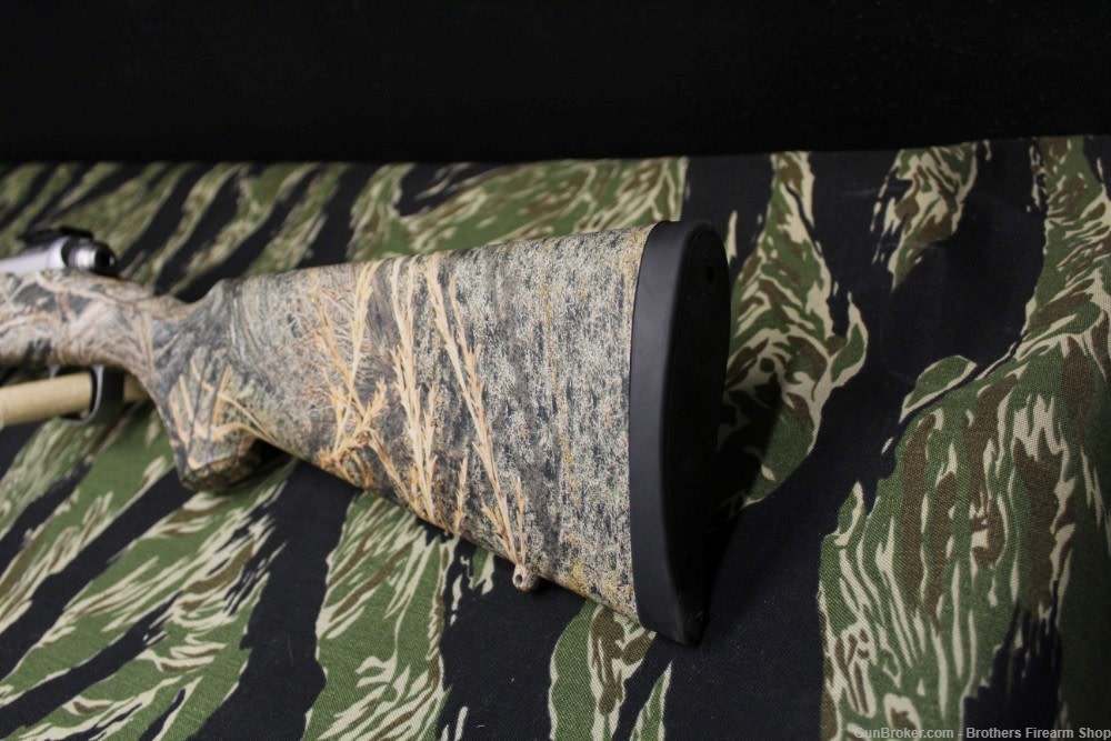 Savage Model 12 22-250 Rem Camo Synthetic Stock Stainless Fluted Barrel -img-10