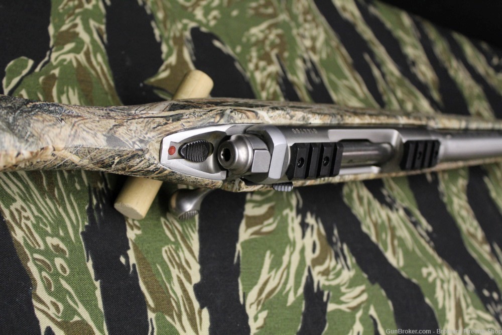 Savage Model 12 22-250 Rem Camo Synthetic Stock Stainless Fluted Barrel -img-4