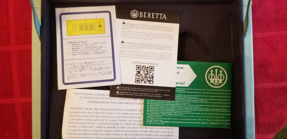 Beretta 80X Cheetah Blue .380acp (NIB) Unfired 13+1-img-12